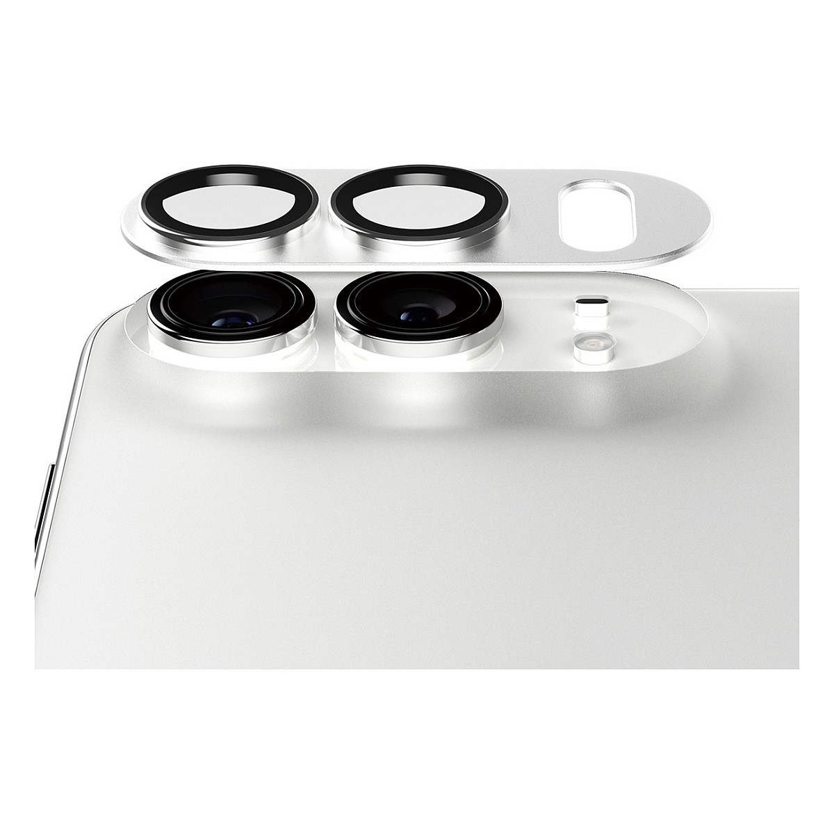 PanzerGlass Fender Camera Lens Protector silver iPhone 18 Fold