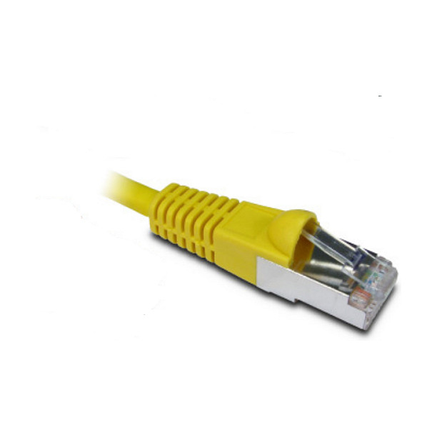 AC LAN-Kabel CAT5e FTP, 0,25m Gelb