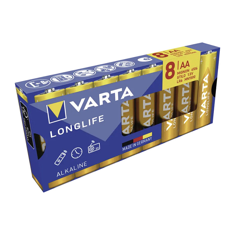 VARTA LONGLIFE Batterie, (1.5 V, 8 St)