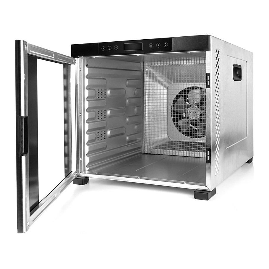Rommelsbacher Drrautomat DA 1050 (edelstahl/schwarz, 1.100 Watt, Drrflche 39,4cm x 38cm pro Ebene)