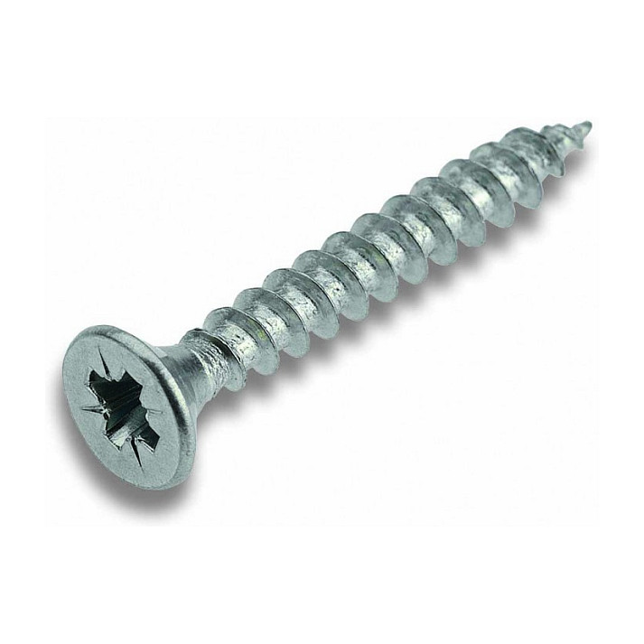 Cimco 190044, Schraube, Galvanisiertes Metall, Faserplatte, Allgemeiner Nutzen, Vollgewinde, Flachkopf Werkzeuge