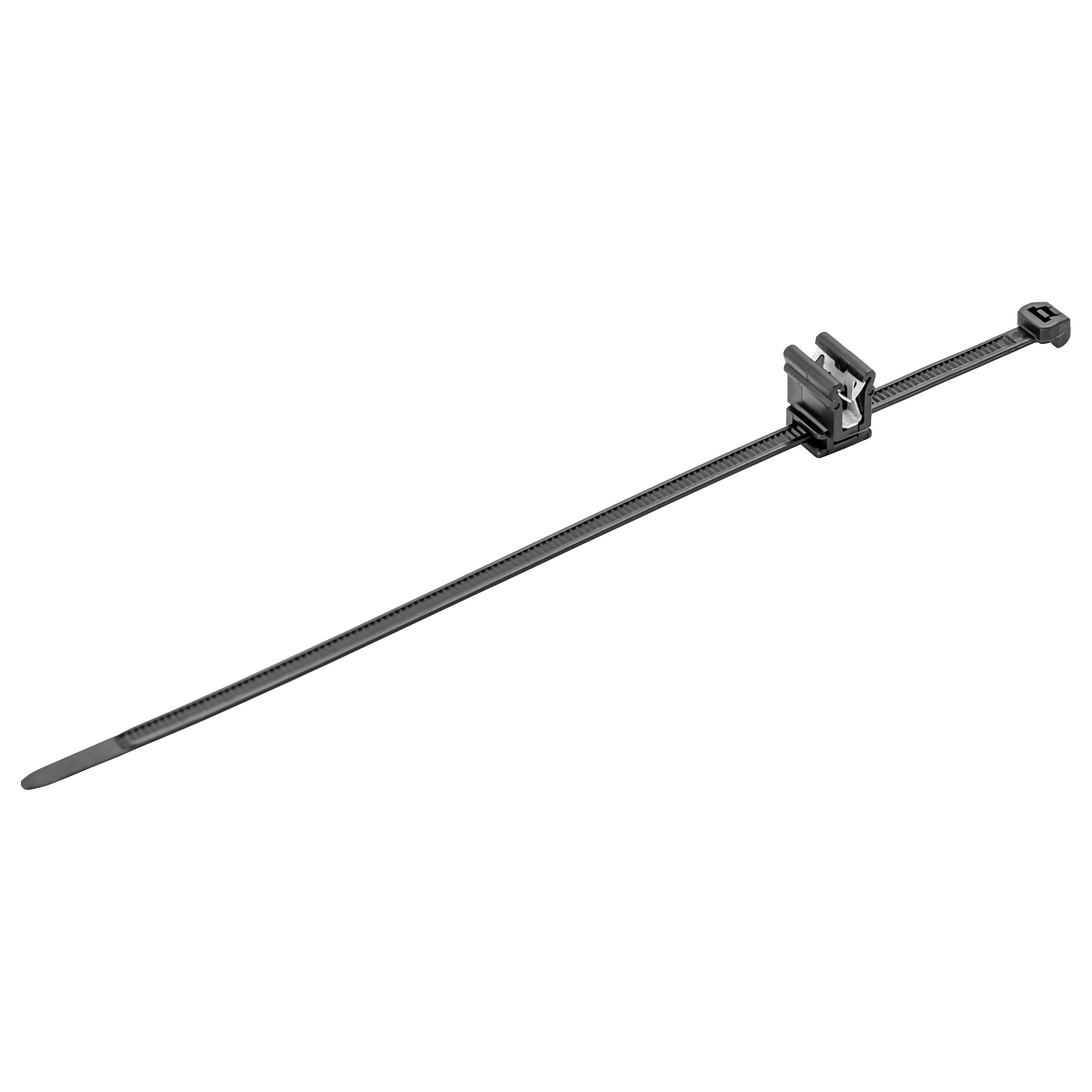 Cimco 181825, Lösbarer Kabelbinder, Schwarz, 4,5 cm, 200 mm, 4,6 mm Werkzeuge