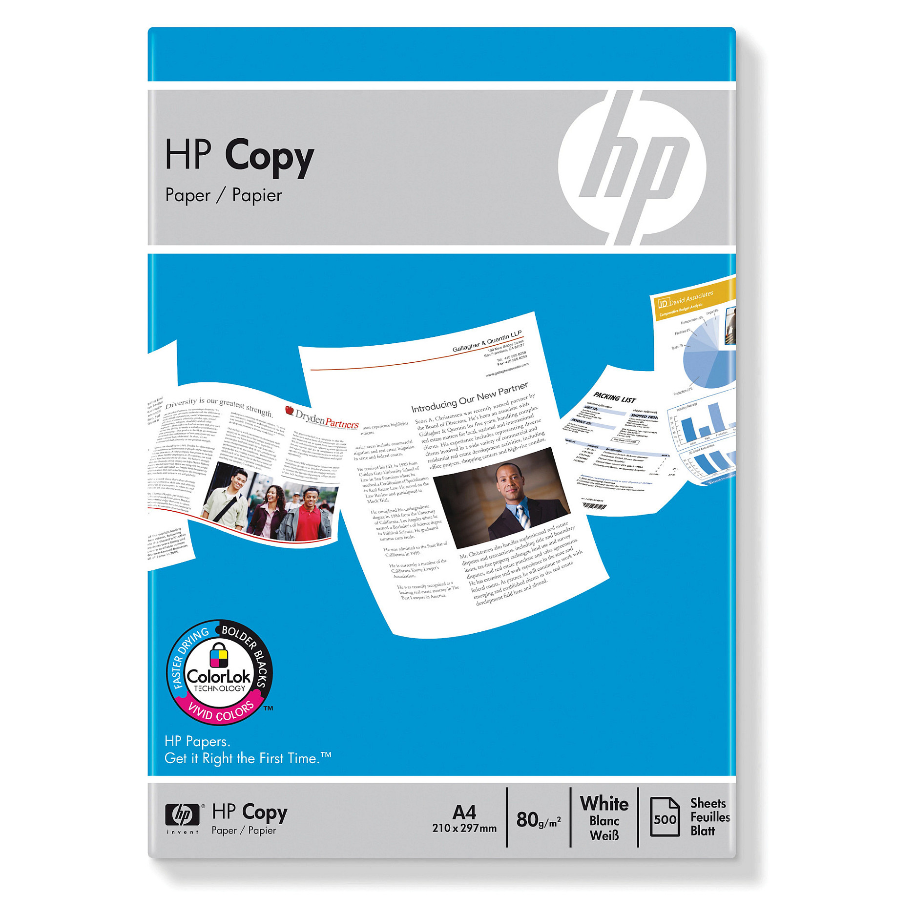 hp Multifunktionspapier , Copy, , DIN A4, 80 g/qm