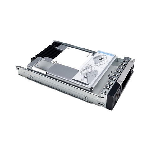 Server DELL 960GB SSD SATA 6Gbps Mixed Use 512e 6,35cm 2,5Zoll with 8,89cm 3,5Zoll HYB carrier 3DWPD CK
