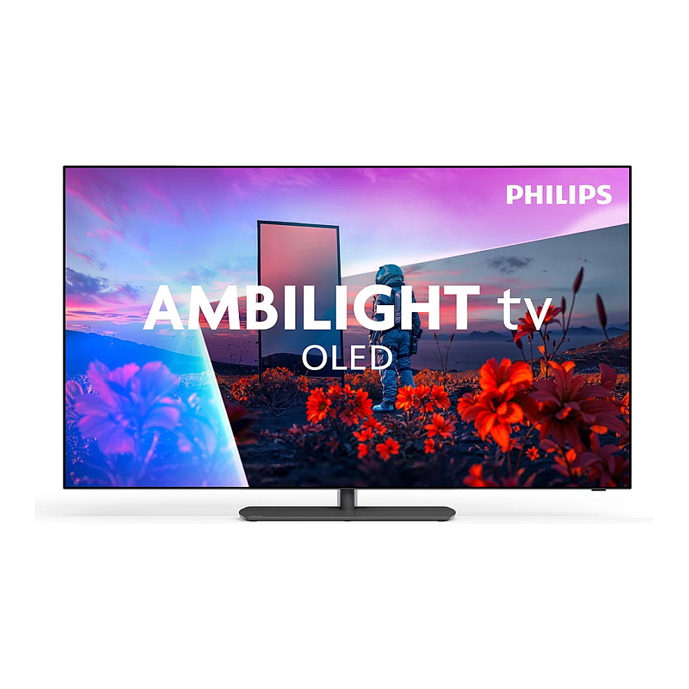 Philips 55OLED811/12 (139 cm (55 Zoll), schwarz/grau, UltraHD/4K, Ambilight 3-seitig, 120Hz Panel) TV-Geräte