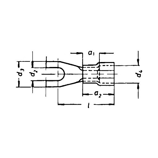 Quetschkabelschuh 1.5-2.5qmm isoliert 630C/6 (630C6)
