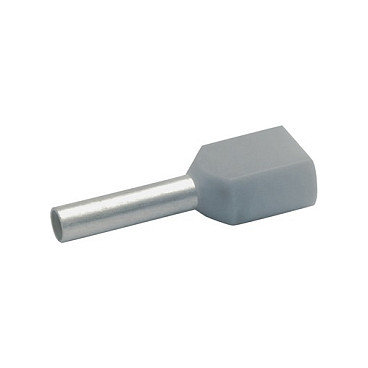 Klauke 8708, Grau, Kupfer, Polypropylen (PP), Zinn, 0,75 mm², 15 mm, 1000 Stück(e)