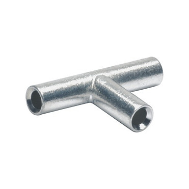 Klauke STV6, Rohrförmiger T-Verbinder, Kupfer, Abgewinkelt, Metallisch, Verzinntes Kupfer, 6 mm² Elektroinstallation