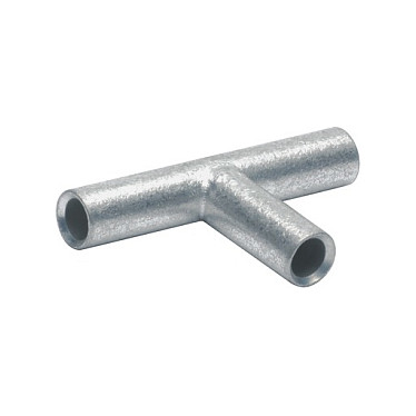 Klauke TV16, Rohrförmiger T-Verbinder, Kupfer, Abgewinkelt, Metallisch, Verzinntes Kupfer, 16 mm² Elektroinstallation