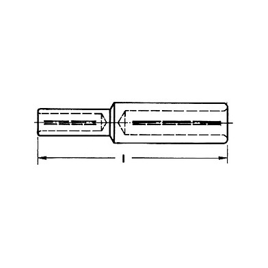 Klauke Al-Cu-Pressverbinder von Al 120qmm rm/sm auf Cu 70qmm