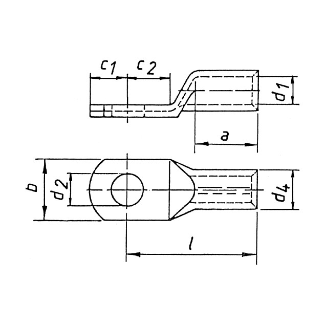 Klauke 109R12, Zinn, Grau, Kupfer, 120 mm², 1,55 cm, 3,5 cm