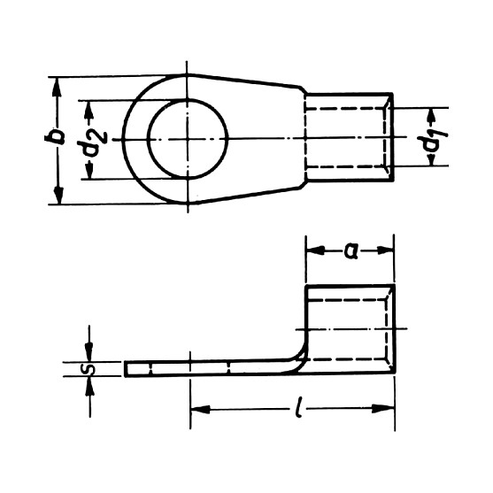 Klauke 16505, Zinn, Edelstahl, Kupfer, 4 mm², 3,6 mm, 6 mm