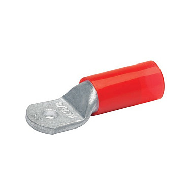 Klauke 605R12, Rohrringöse, Zinn, Gerade, Rot, Silber, Polyamide (PA), 35 mm² Elektroinstallation