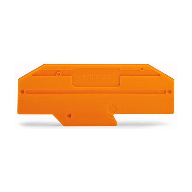 WAGO 282-334, Anschlussblocktrenner, Grau, 2 mm, 84,5 mm, 26,1 mm, 3,448 g Elektroinstallation