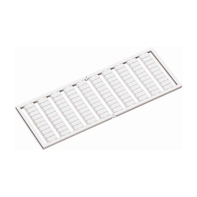 WAGO 209-501, Anschlussblockmarker, Weiß, 5 mm, 7,8 g Elektroinstallation
