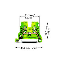 WAGO 870-907, 5 mm, 44,5 mm, 27,5 mm