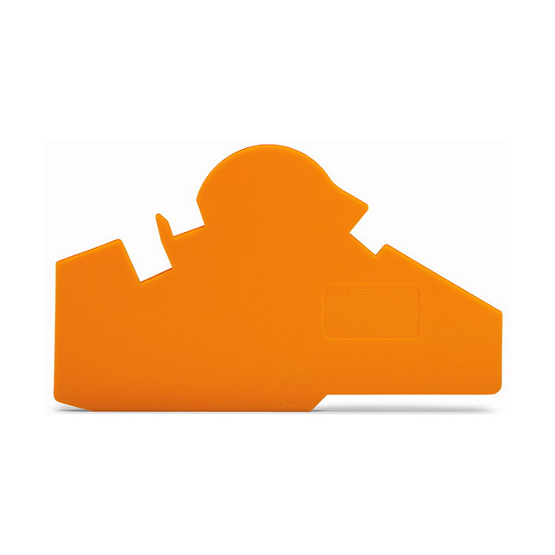 WAGO 282-386, Anschlussblocktrenner, Orange, 1,5 mm, 122 mm, 71,7 mm, 9,351 g Elektroinstallation
