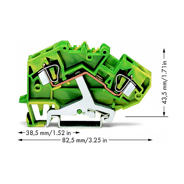 WAGO 782-607, 8 mm, 82,5 mm, 43,5 mm