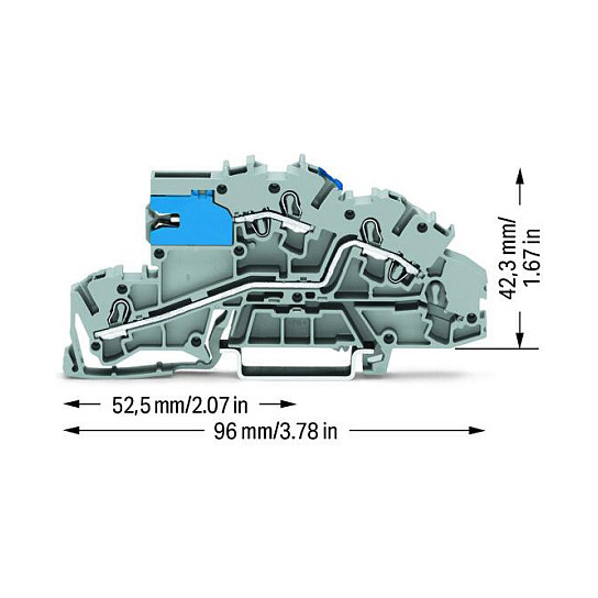 WAGO 2003-7640, 5,2 mm, 96 mm, 50 Stück(e)