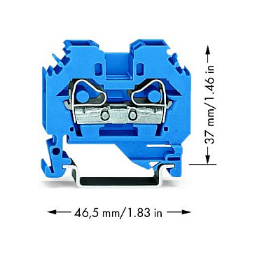 WAGO 282-104, 8 mm, 46,5 mm, 37 mm, 800 V