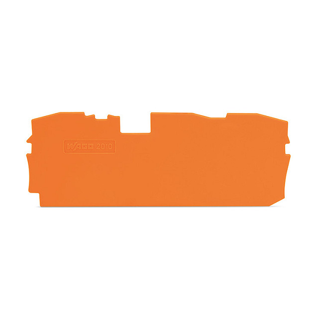 WAGO 2010-1392, Anschlussblockabdeckung, Orange, 1 mm, 88,6 mm, 33,5 mm, 3,17 g Elektroinstallation