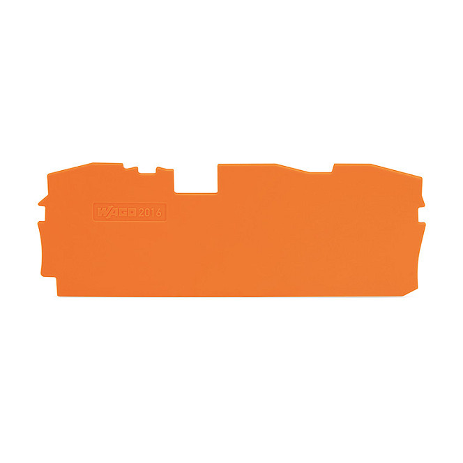 WAGO 2016-1392, Anschlussblockabdeckung, Orange, 1 mm, 91,4 mm, 36,5 mm, 3,28 g Elektroinstallation