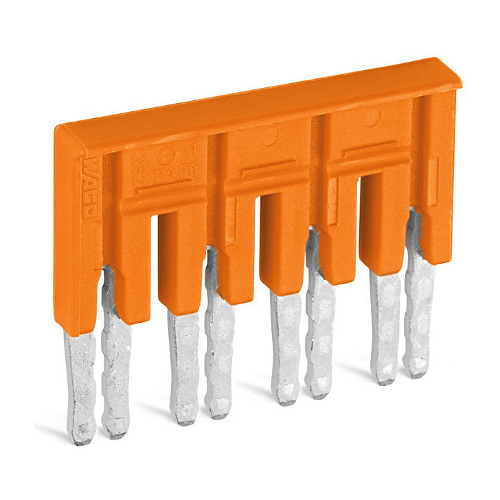 WAGO 282-434, Anschlussblocktrenner, 1 Stück(e), Orange, 4,9 g Elektroinstallation