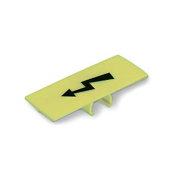WAGO 285-170, Anschlussblockmarker, Gelb Elektroinstallation