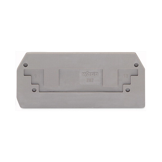 WAGO 282-325, Anschlussblocktrenner, Grau, 2,5 mm, 74,1 mm, 32,5 mm, 4 g Elektroinstallation