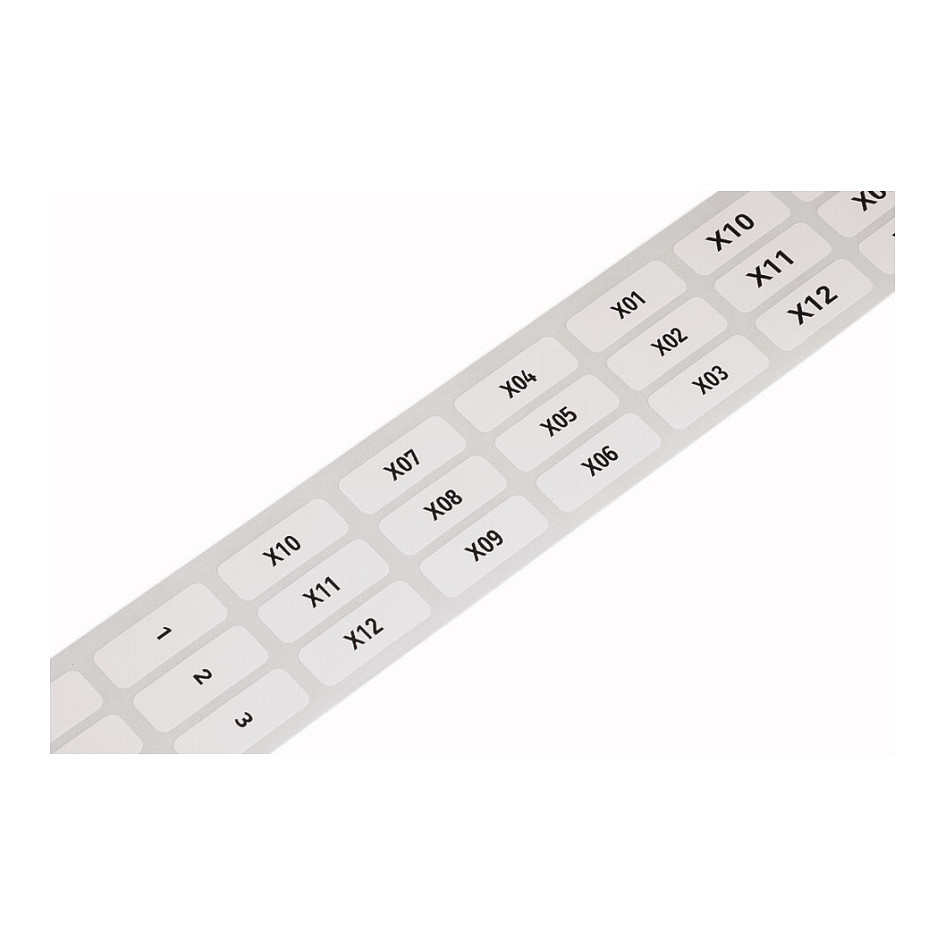 WAGO 210-808, Weiß, Abgerundetes Rechteck, 9.5 x 25 mm, 82,7 g, 1500 Stück(e) Elektroinstallation