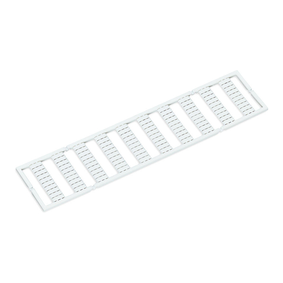 WAGO 793-4566, Anschlussblockmarker, 100 Stück(e), Weiß Elektroinstallation