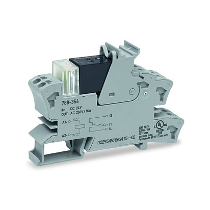 WAGO 788-354 - Stecksockel mit Relais ALZ 24 V DC Elektroinstallation