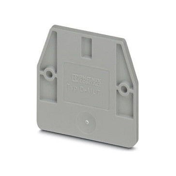Phoenix Contact D-MUT 2.5/4, Anschlussblockabdeckung, 1 Stück(e), Grau, 2,2 mm, 29,9 mm, 28,3 mm Elektroinstallation