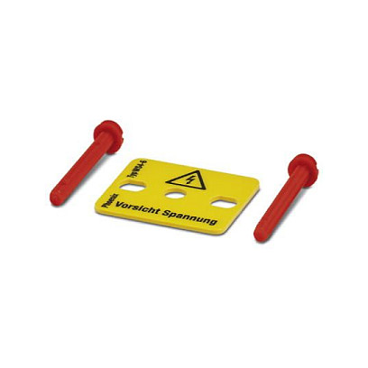 Phoenix Contact 1004209, Anschlussblockmarker, 10 Stück(e), PVC, Schwarz, Gelb, -15 - 65 °C, 24 mm Elektroinstallation
