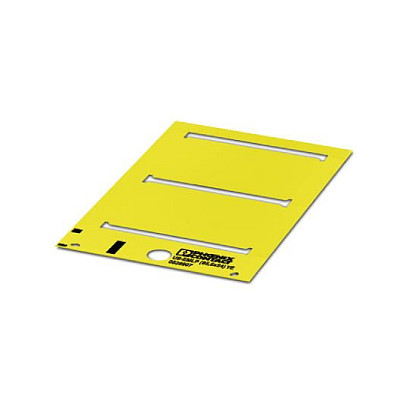 Phoenix Contact Kunststoffschild US-EMLP 85.6X54 YE gelb unbeschriftet Elektroinstallation