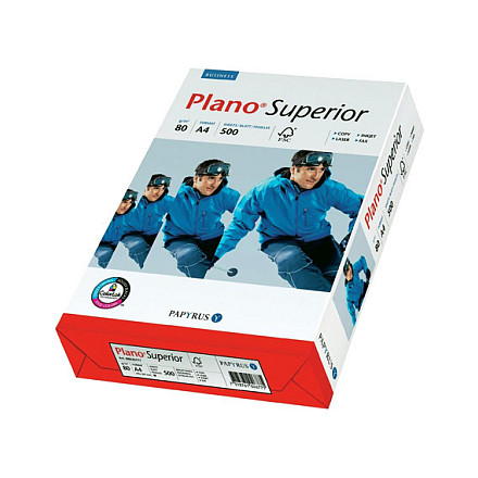 PLANO Druckerpapier Superior, Format DIN A5, 80 g/m², 165 CIE, 500 Blatt