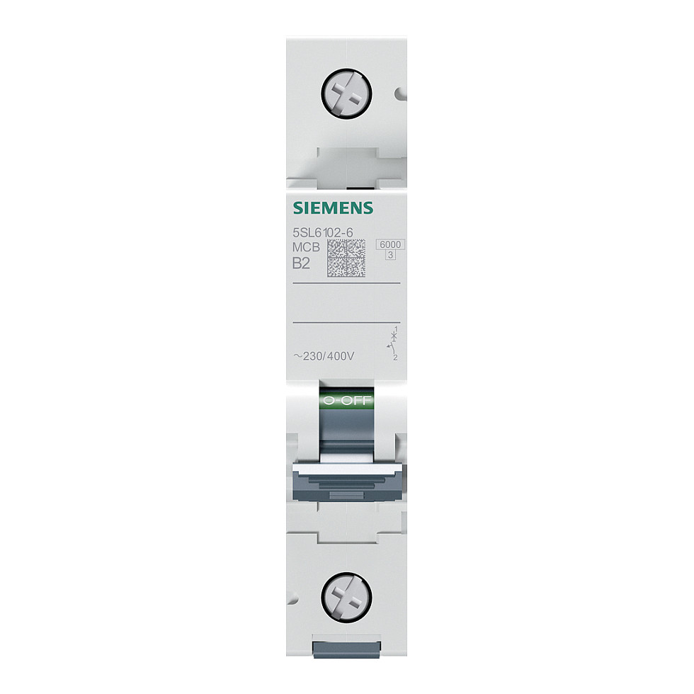 Siemens Leitungsschutzschalter B2A 1polig 6kA 230/400V