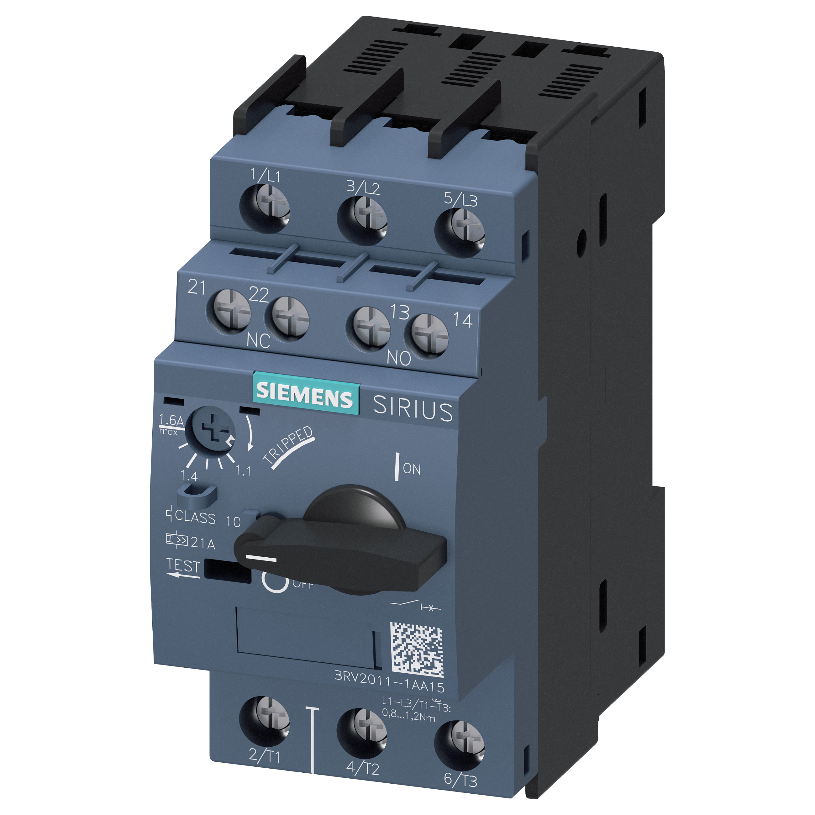 Siemens Leistungsschalter Motor 1-1.6A 3RV2011-1AA1 3RV20111AA15 Elektroinstallation