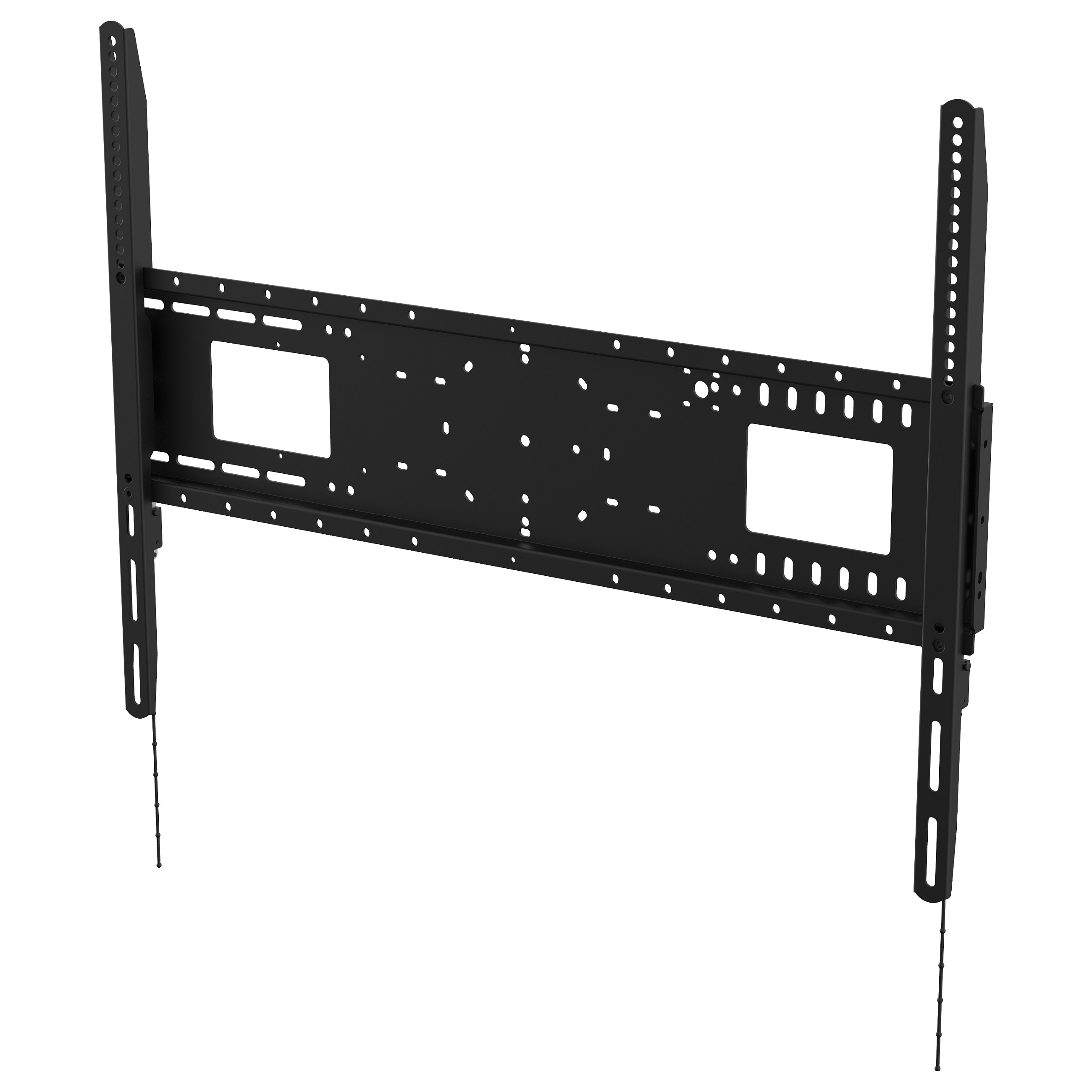 VFM-W8X6 - Heavy Duty - Klammer - für Media Player / LCD-Display - kaltgewalzter Stahl - Schwarz