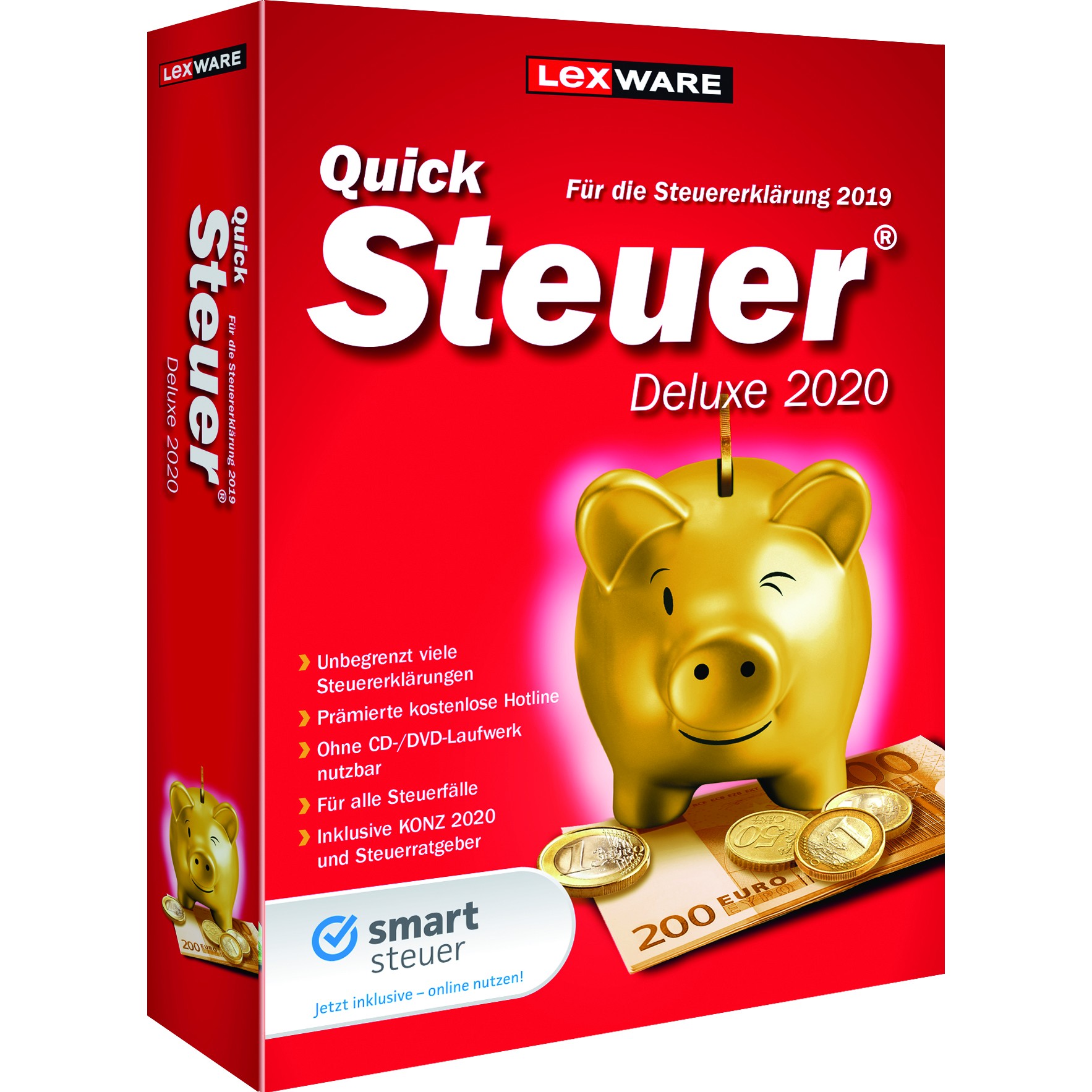 Lexware QuickSteuer Deluxe 2020 - 10 Einheiten - ESD-DownloadESD