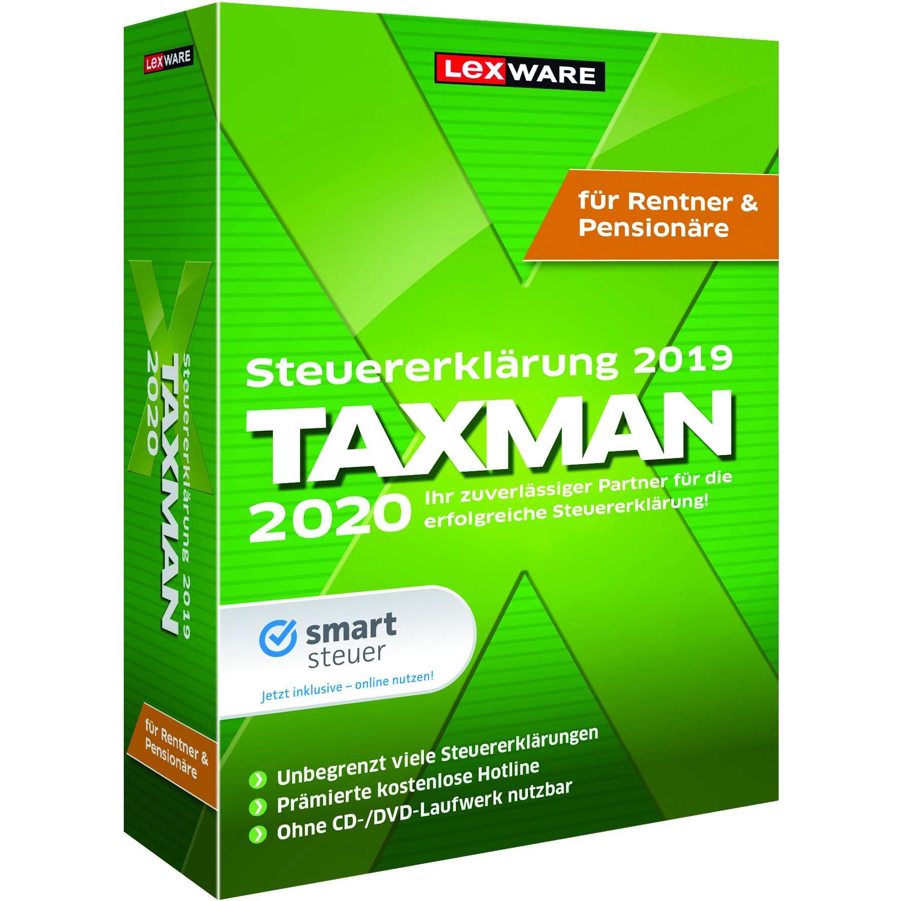 Lexware Taxman 2020 für Rentner&Pensionäre - 1 Device - - 08834-2011
