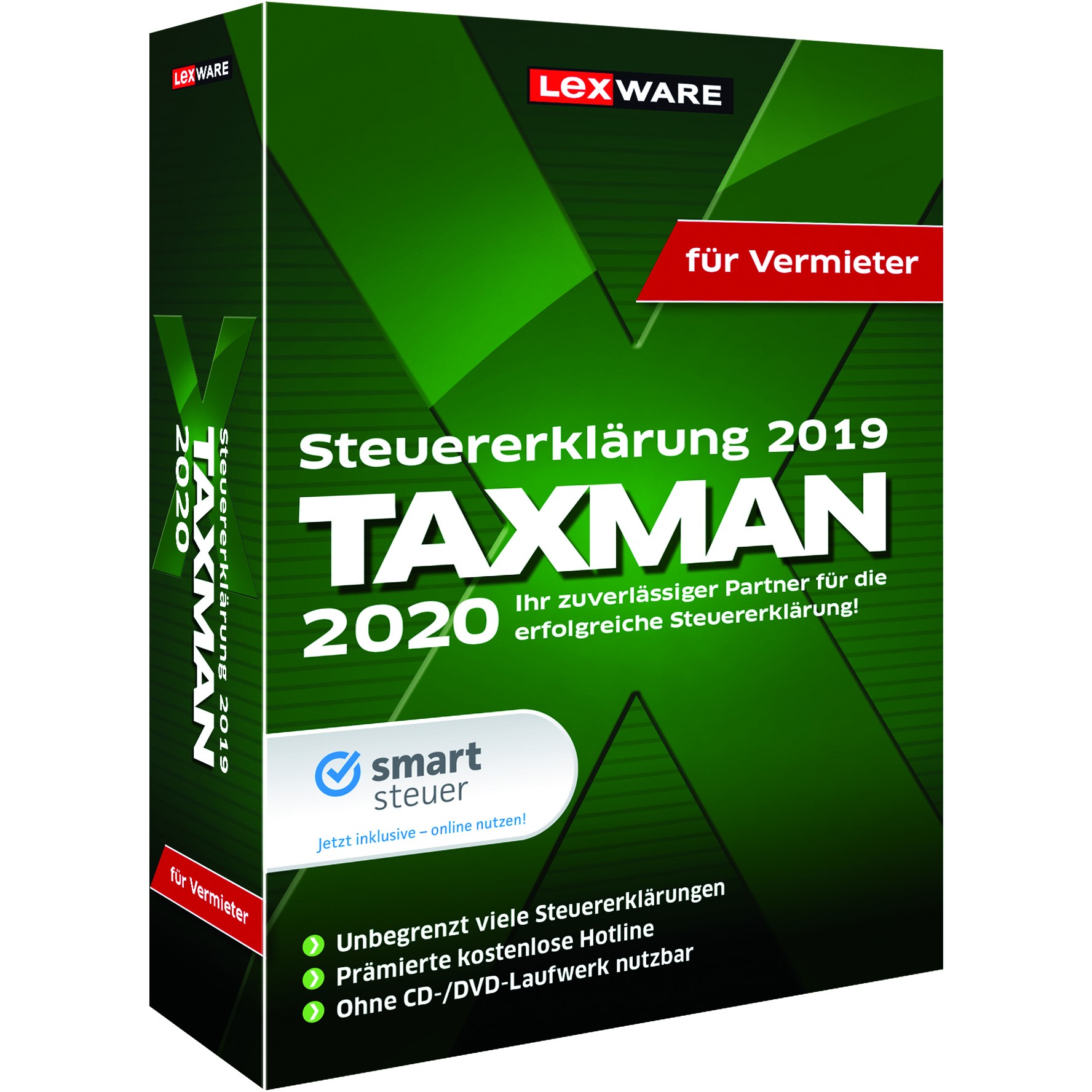 Lexware Taxman 2020 für Vermieter - 1 Device - ESD-DownloadESD - 06860-2011