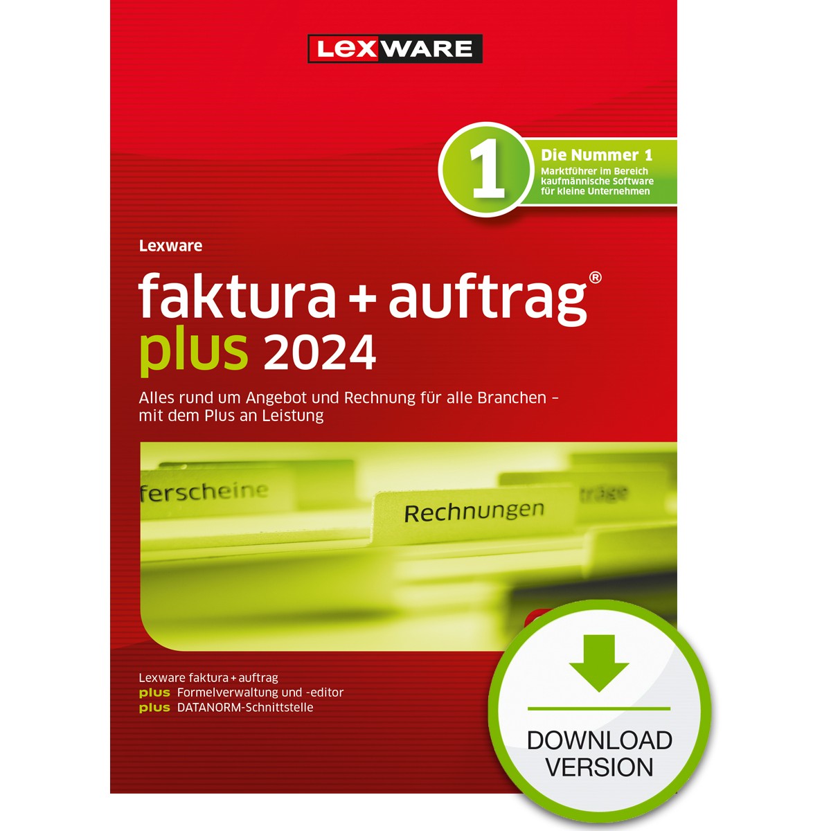 Lexware Faktura+Auftrag Plus 2024 - 1 Device. 1 Year - ESD-DownloadESD - 08859-2038