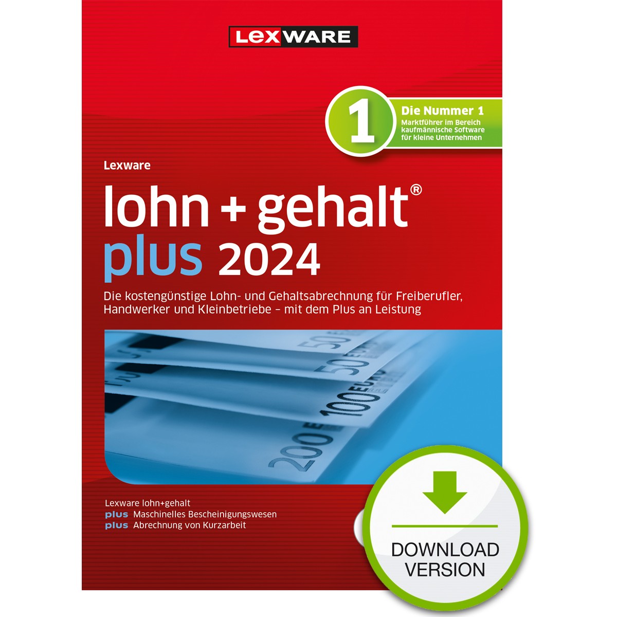 Lexware Lohn+Gehalt Plus 2024 - 1 Device. ABO - ESD-DownloadESD