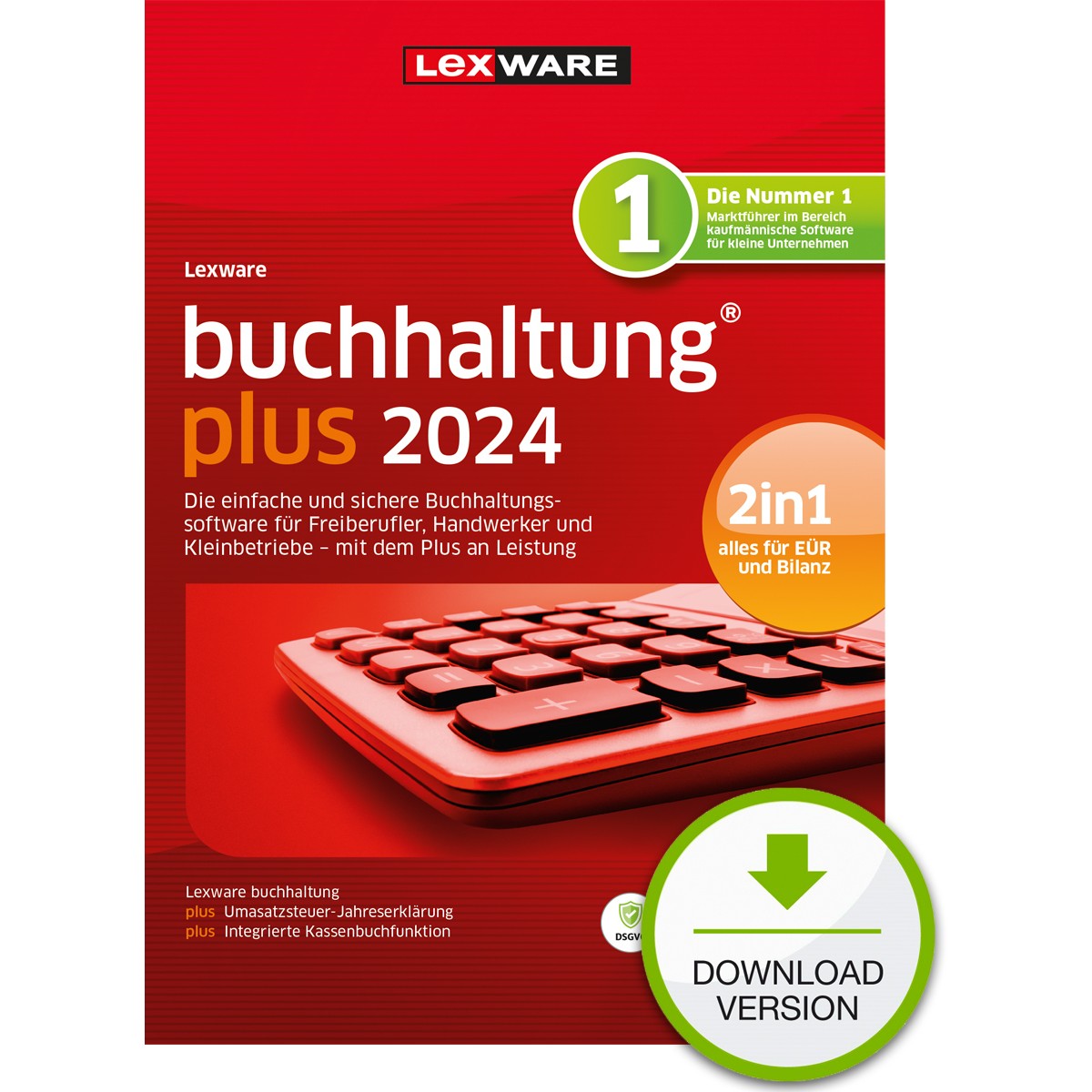 Lexware Buchhaltung Plus 2024 - 1 Device. ABO - ESD-DownloadESD - 08856-2037
