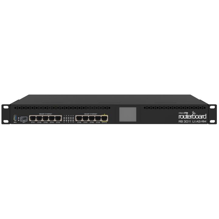 Mikrotik RB3011UIAS-RM wired router - RB3011UiAS-RM