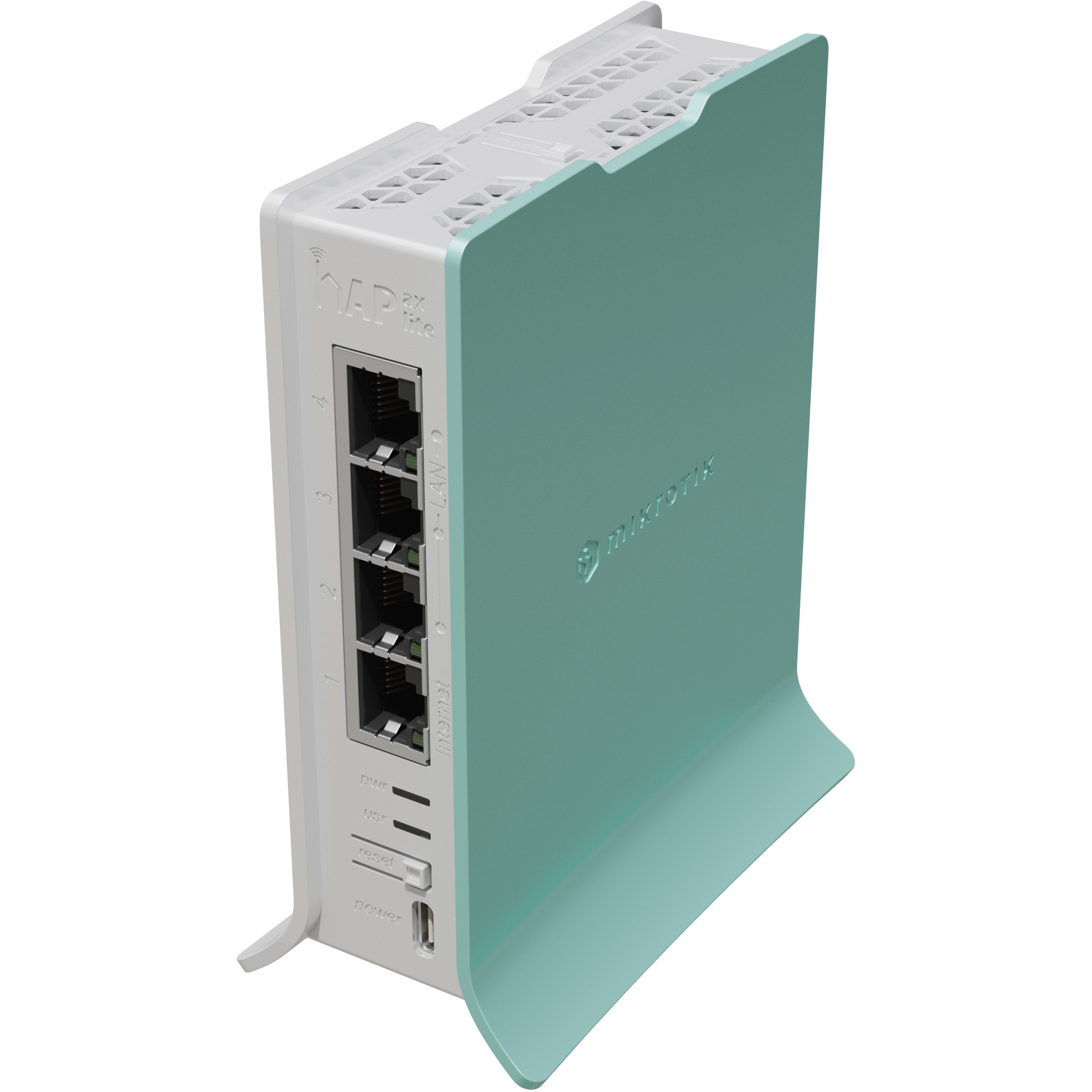 Mikrotik hAP WLAN-Router Gigabit Ethernet Einzelband (24GHz) Grün Weiß