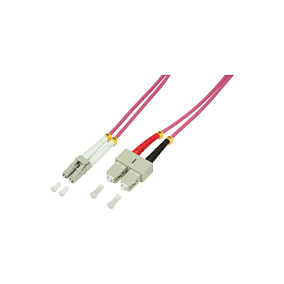 LWL Patchkabel OM4 LC / SC 5,0m Duplex LogiLink