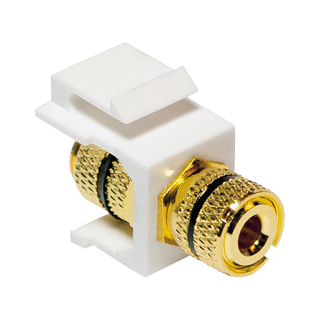 Keystone Verbinder Binding Post > Threaded Nut, black LogiLink Netzwerk- und Serverschränke
