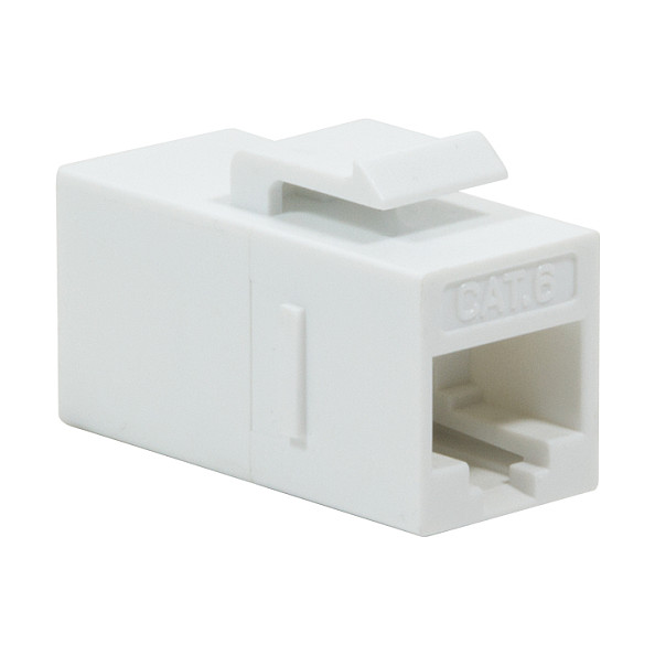 Keystone Verbinder Cat.6 UTP, 2xRJ45, white LogiLink Netzwerk- und Serverschränke